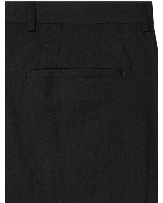 Paul Smith Black Linen Trousers for men