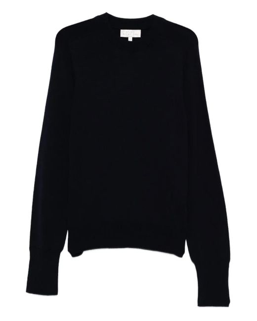 Studio Nicholson Black Merino Wool Sweater for men