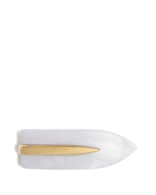 LaDoubleJ White Bar Hair Clip
