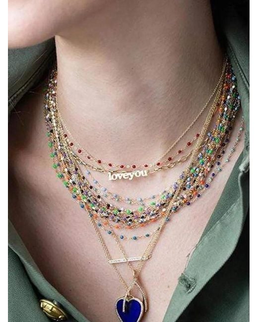 Gigi Clozeau Metallic Classic Gigi Necklace