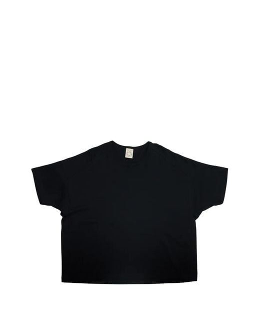 Jan Jan Van Essche Black Oversized Raglan-Sleeve T-Shirt for men