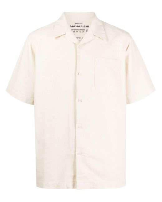 Maharishi Hemd mit Brusttasche in White für Herren