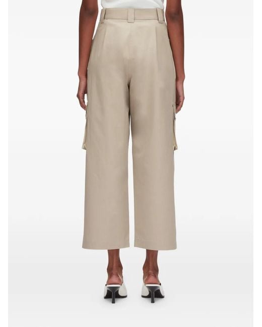 3.1 Phillip Lim White Patch-Pockets Trousers