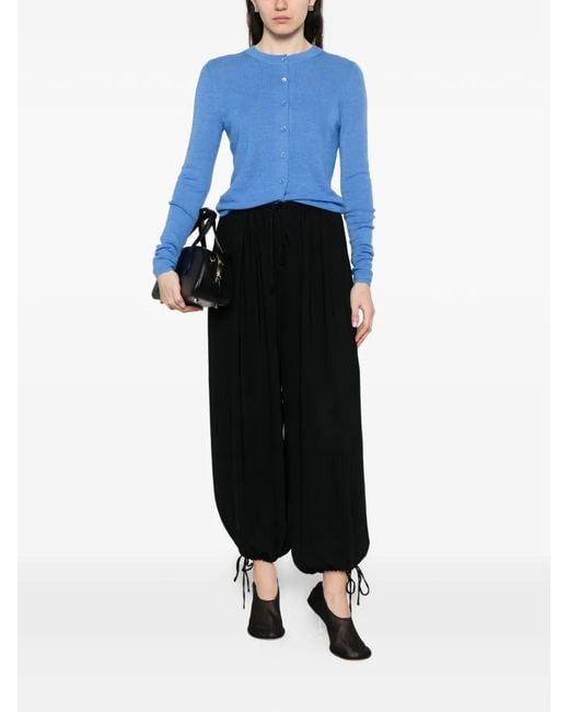 Bompard Blue Buttoned Cardigan