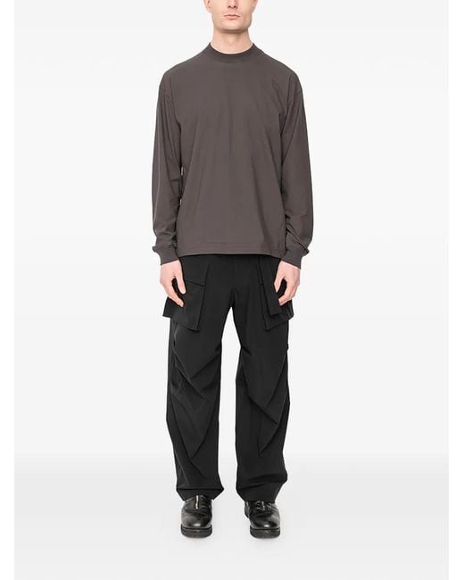 The Viridi-anne Gray Long-Sleeve T-Shirt for men