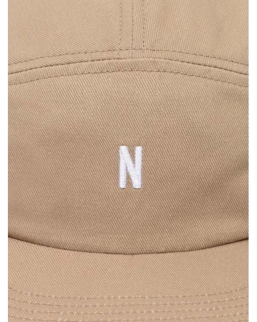 Norse Projects Natural Initial-Logo Cap
