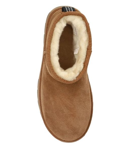 EMU Brown 40Mm Platform-Sole Boots