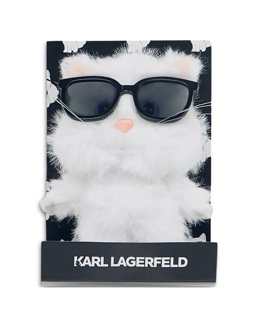 Karl Lagerfeld Gray Ikon Choupette Furry Charm
