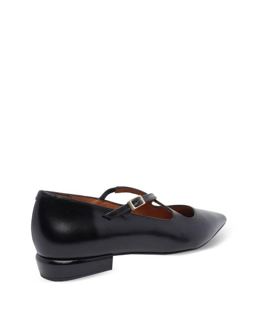 Angel Alarcon Black Pointed-Toe Pumps