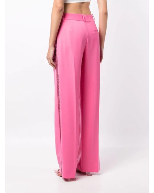 Area Palazzo Broek Verfraaid Met Kristallen in het Pink