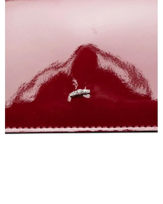 Giuseppe Zanotti Red Cleopatra Logo-Plaque Mini Bag