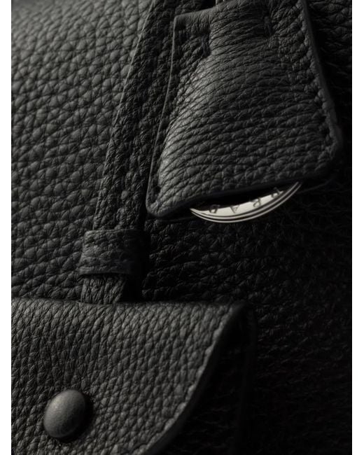メンズ Prada レザー トートバッグ Black