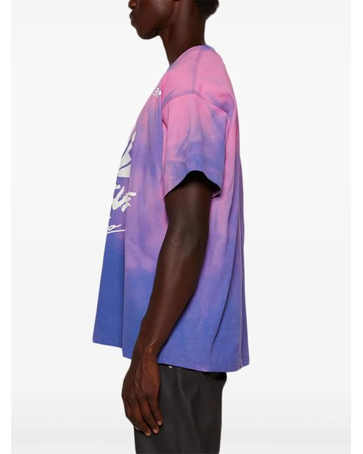 Rensuke Tokyo Blue Graphic T-Shirt for men