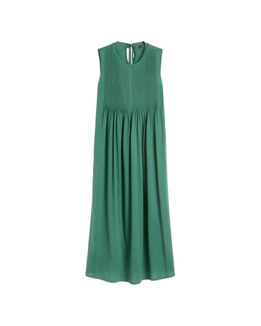 Weekend by Maxmara Green Pleated Dress