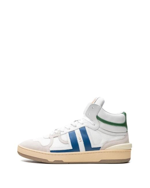 Lanvin Blue Clay High-Top Sneakers for men