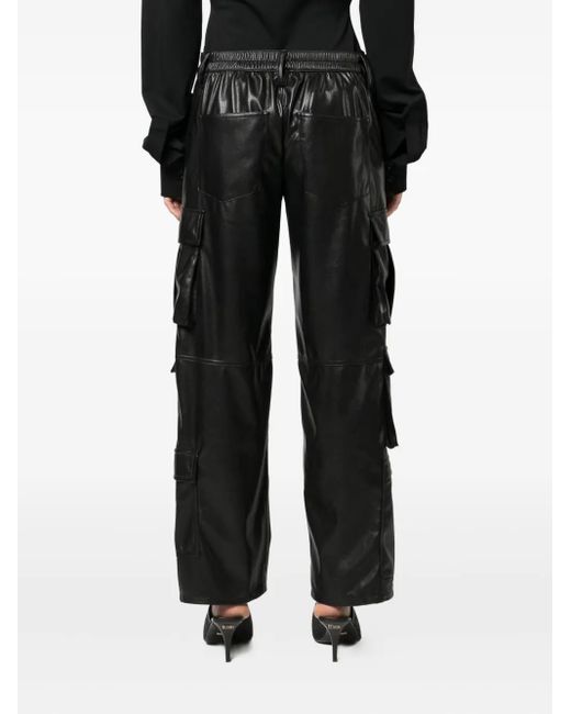 Alice + Olivia Black Luis Cargo Pants