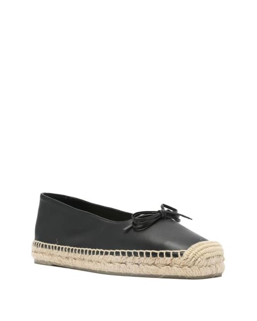 Castaner Black Low Jute 'Pax' Espadrilles