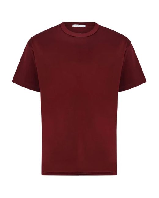 Givenchy Red Crew-Neck T-Shirt for men