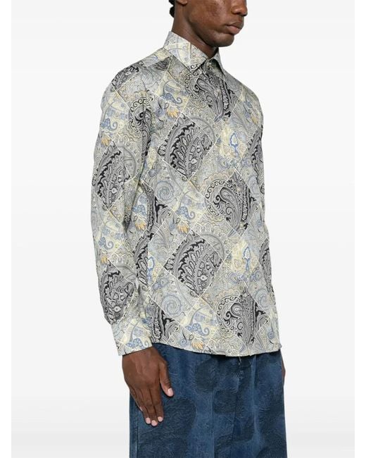 Etro Gray Shirts for men