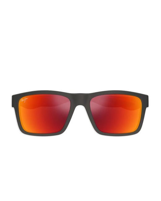 Maui Jim Red The Flats Square Sunglasses