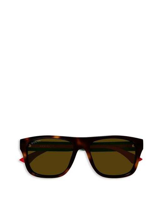 Gucci Black Square-Frame Sunglasses for men