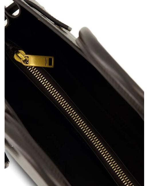 Bolso Shopper Sac De Jour Pequeño Saint Laurent de color Black