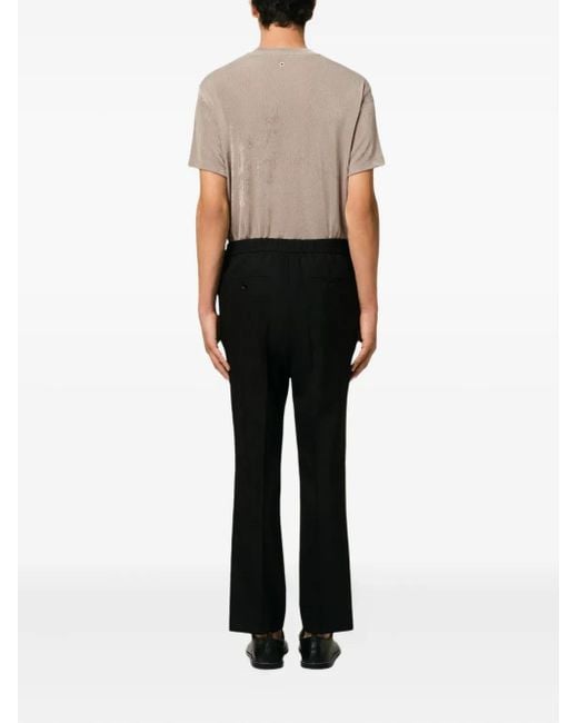 Pantaloni Dritti di AMI in Black da Uomo