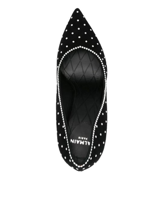 Balmain Black 100Mm Bead-Embellished Pumps