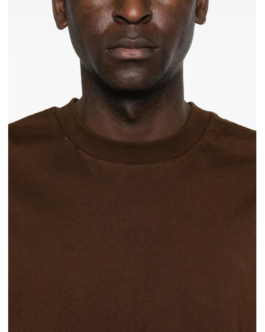 Entire studios Brown T-Shirt À Col Rond