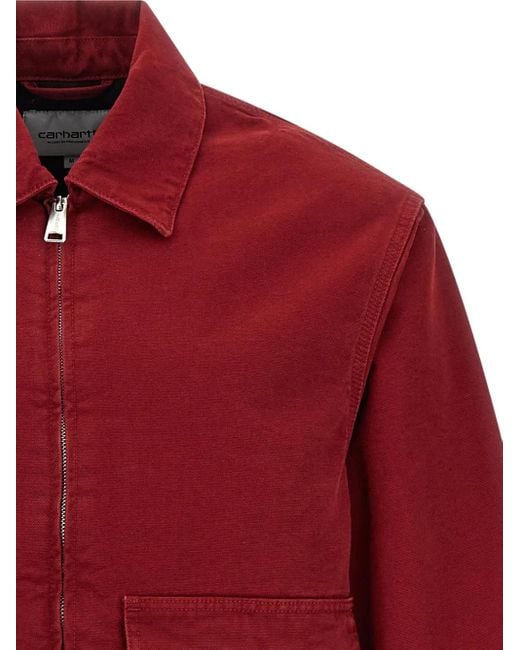 Veste Stanton Carhartt pour homme en coloris Red