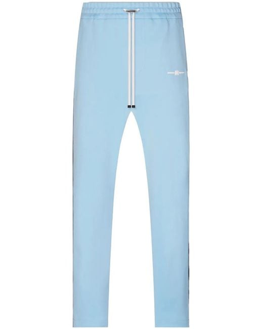 Amiri Blue Stripe-Detail Track Pants for men
