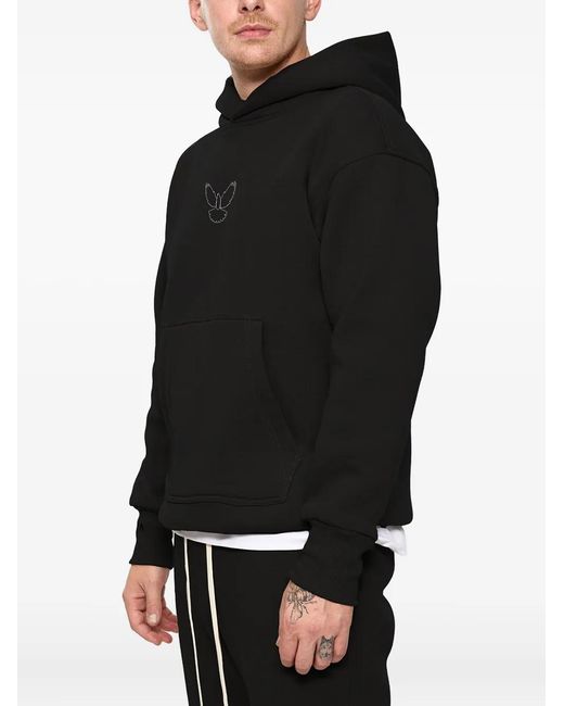 Hamza Blue Saint Graphic Hoodie for men