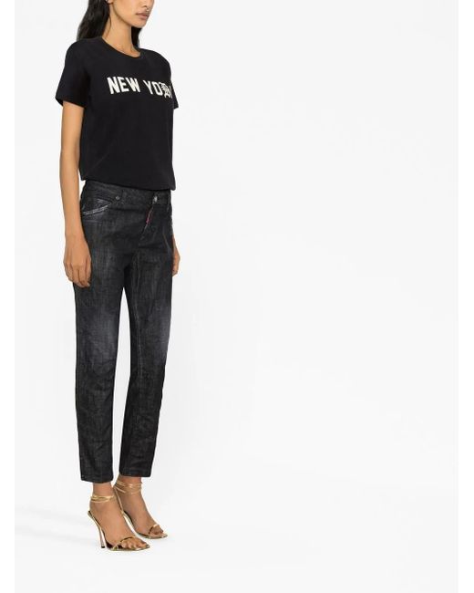 DSquared² Blue Tapered Jeans