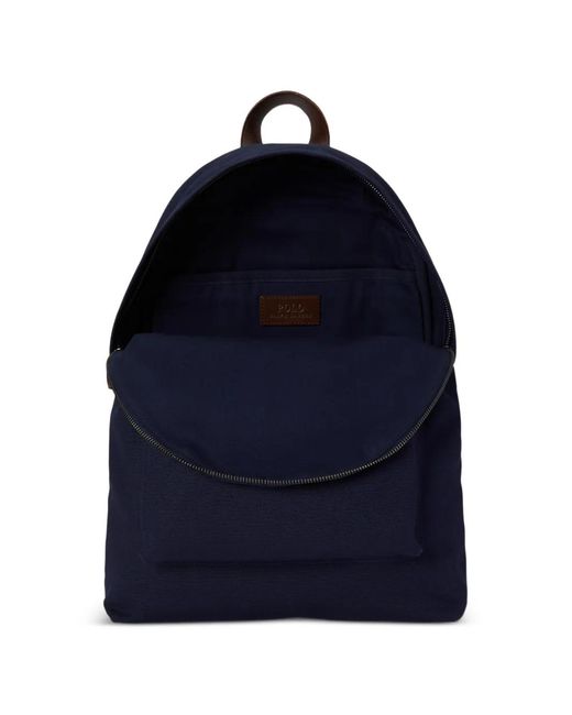 Polo Ralph Lauren Blue Polo Bear Embroidered Backpack for men