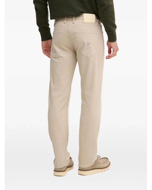 Guess Natural Logo-Patch Chinos for men