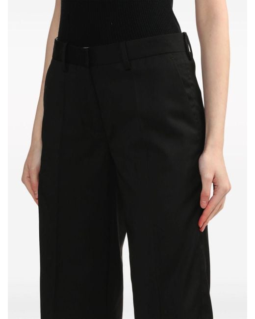 Pantalones cortos de vestir con pinzas Helmut Lang de color Black