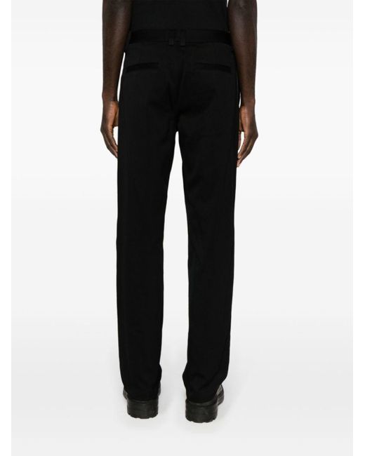 Pantalones anchos utility de talle alto Helmut Lang de hombre de color Black