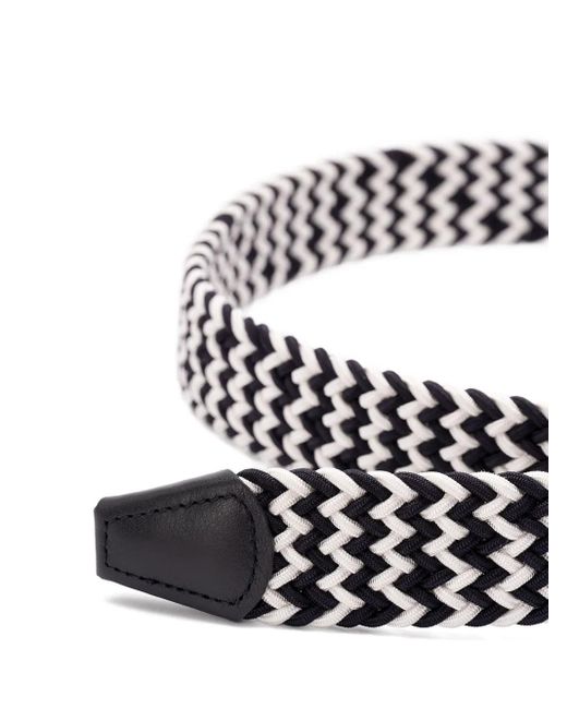 Andersons White Woven Belt for men