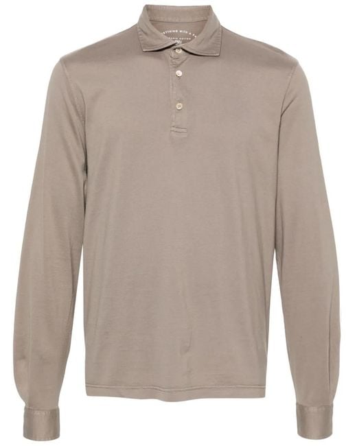 Fedeli Zero Poloshirt in het Gray voor heren