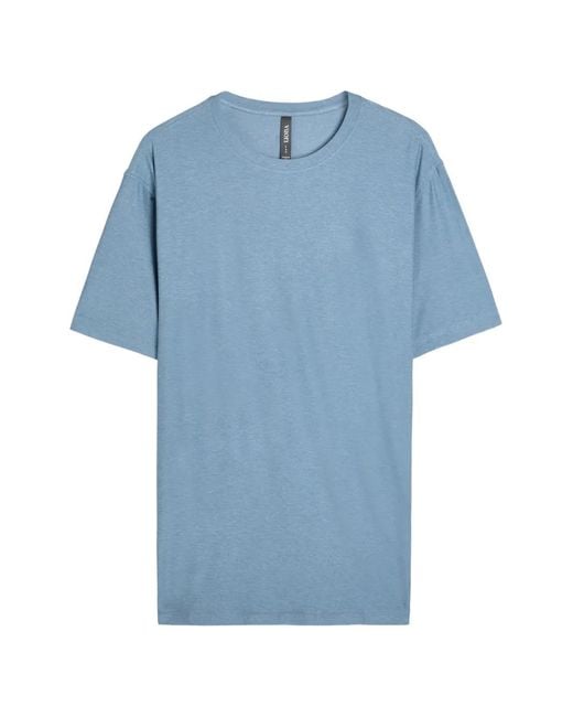 vuori Blue Marl-Effect T-Shirt for men