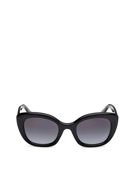 GUESS EYEWEAR Black Cat-Eye Sunglasses