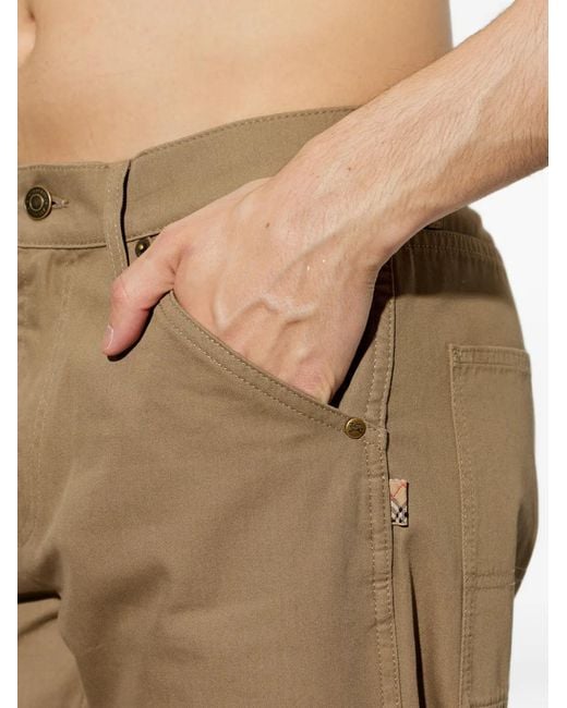 Burberry Natural Logo-Patch Jeans for men