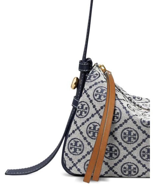 Tory Burch Romy T モノグラム ショルダーバッグ S Black