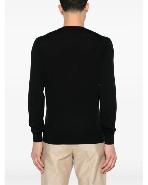 Tom Ford Black Fine-Knit Sweater for men