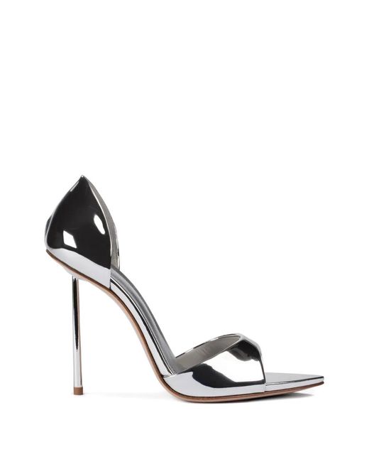 Le Silla White Shirley Heeled Sandals