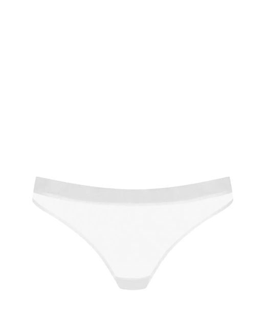 Maison Close White Corps À Corps Culotte Briefs