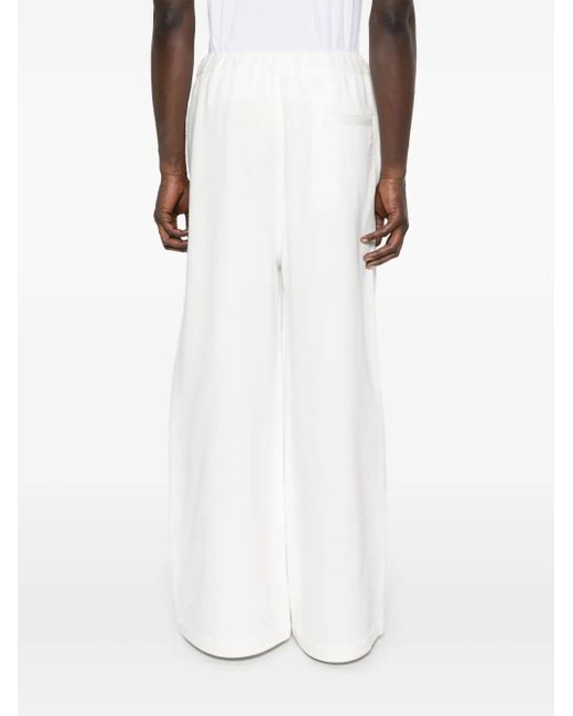 Marni White Jersey Track Pants for men