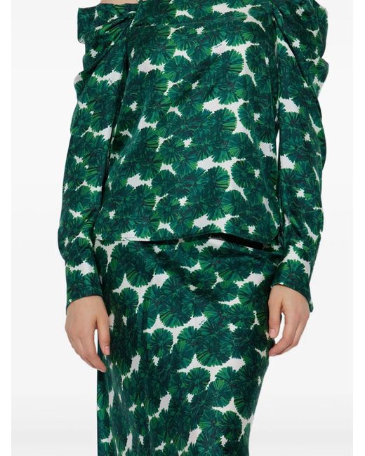 Max Mara Green Ustica Blouse