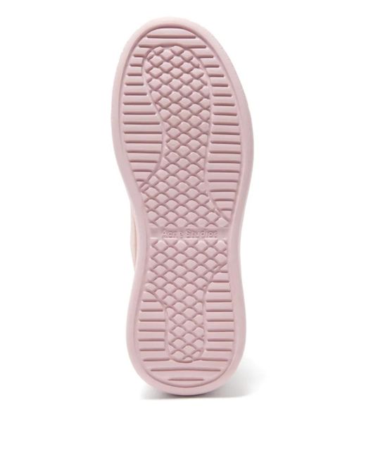 Acne Pink Platform Sneakers