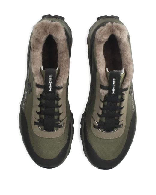 Premiata Green Sneakers for men